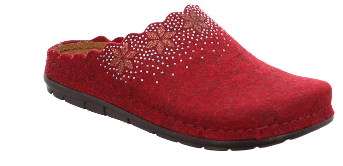 Rohde 6188 42 Red Slippers