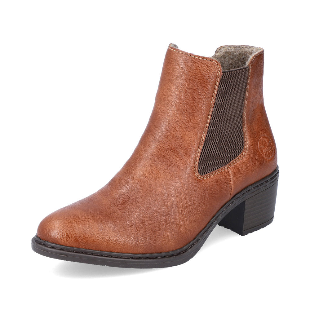 Rieker 70171-23 Brown Chelsea Boots