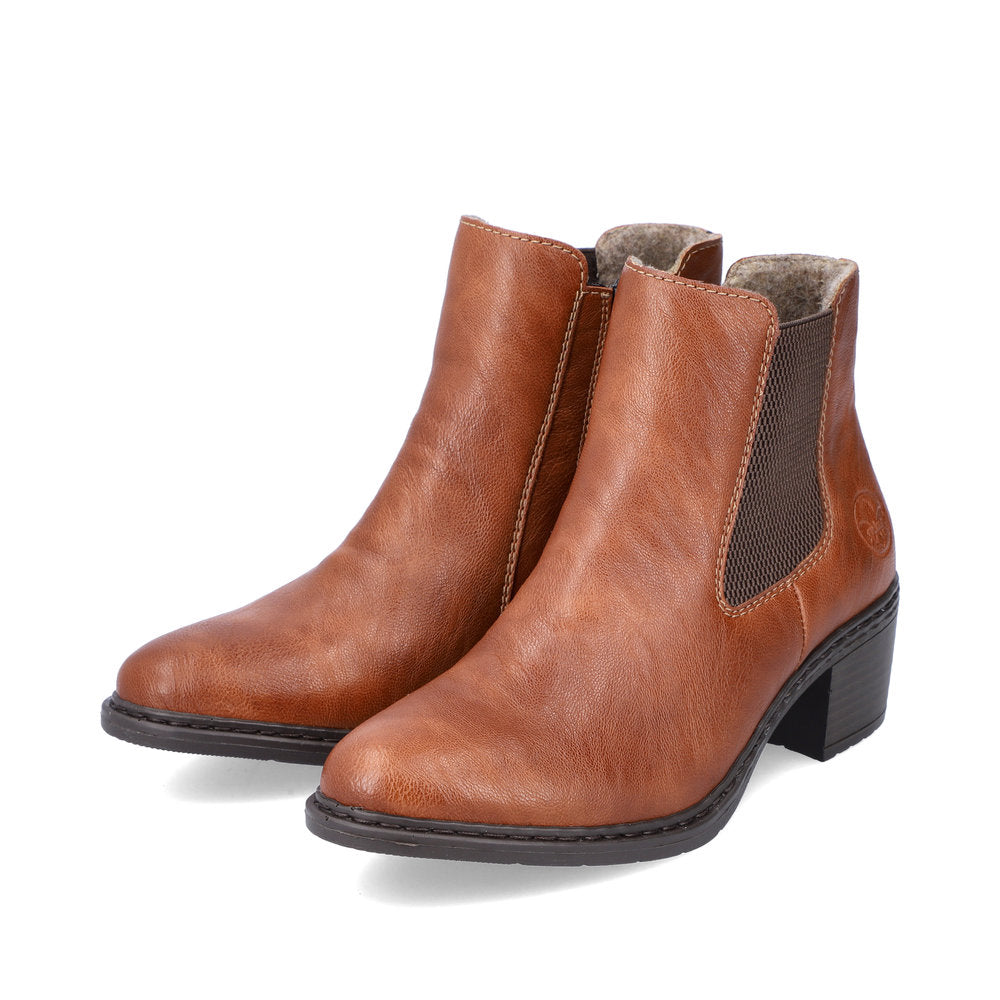 Rieker 70171-23 Brown Chelsea Boots