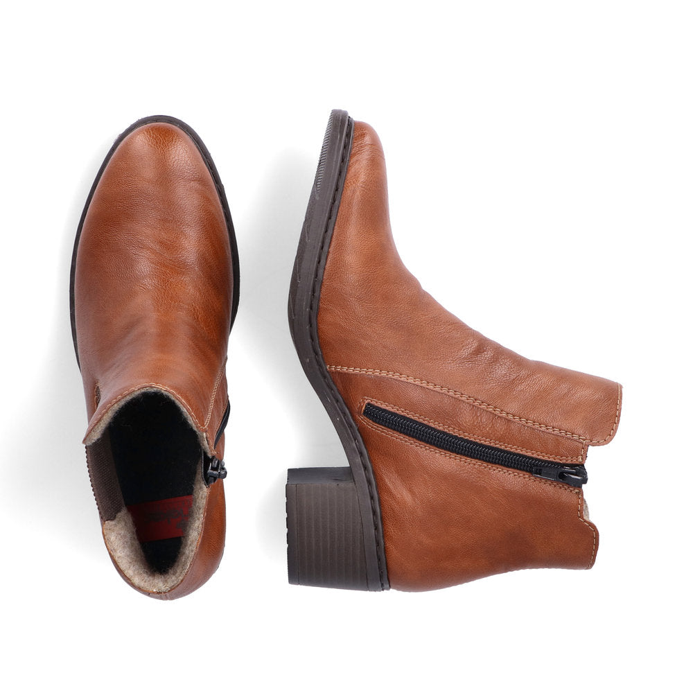 Rieker 70171-23 Brown Chelsea Boots