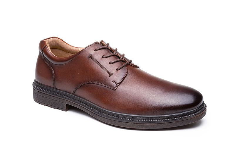 G Comfort 98913 Cognac Tan Lace Formal Shoes