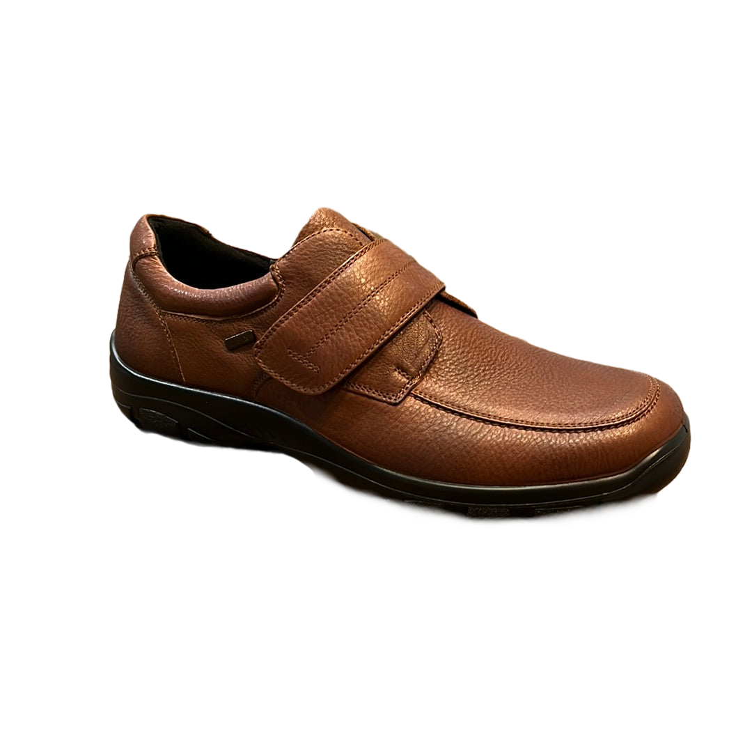 Tan online velcro shoes