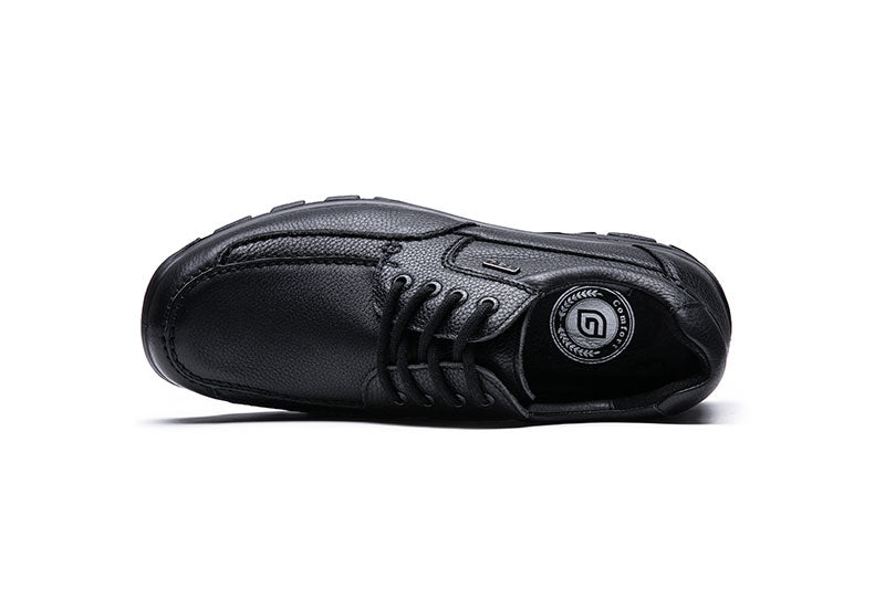 G Comfort A-7825 Black Tex Lace Up Shoes