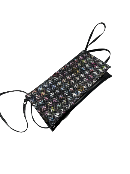 Bioeco by Arka B0002 1622+0007 Black Multi Leather Dressy Formal Clutch Bag