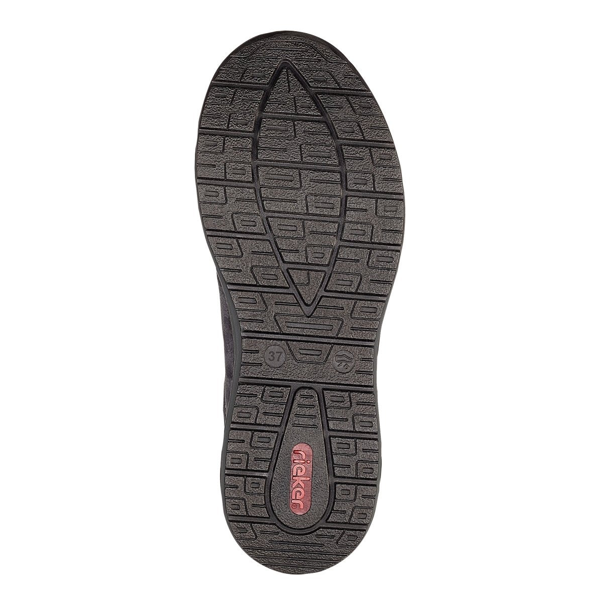 Rieker TEX B7654-02 Navy G 1/2 Fit Nubuck Casual Slip On Shoes
