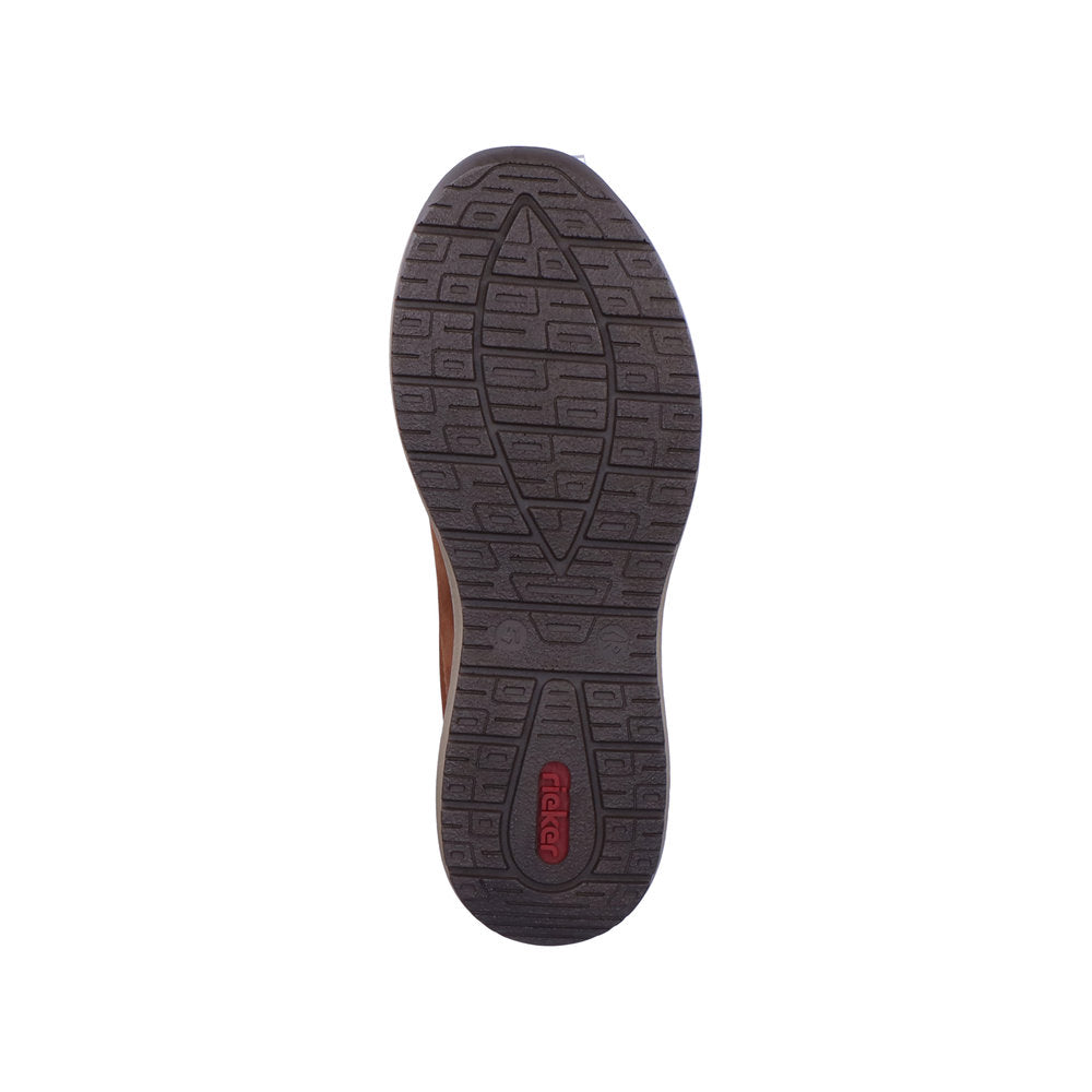 Rieker B7654-22 Tex Tan/Brown Casual Slip On Shoes