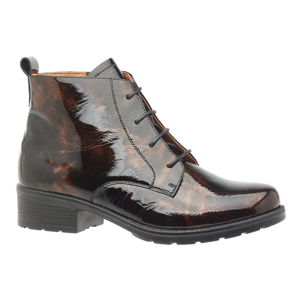 Inea P1002993BZ00 Delize Brown/Bronze Patent Boots