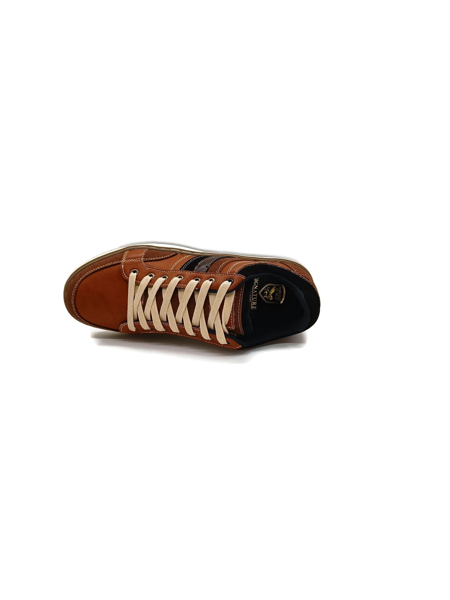 Marcozzi of Venice Gino Cognac Tan Trainers