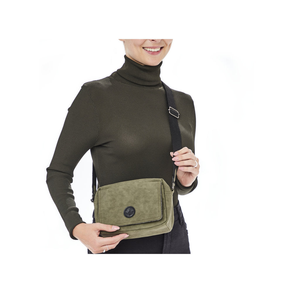 Rieker H1455-52 Khaki Green Handbag/CrossBody Bag