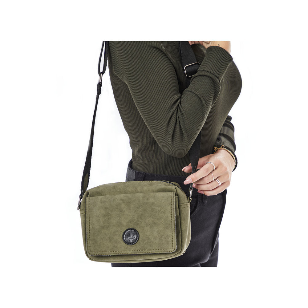 Rieker H1455-52 Khaki Green Handbag/CrossBody Bag
