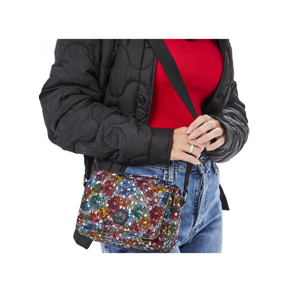 Rieker H1455-94 Black Multi Handbag/CrossBody Bag