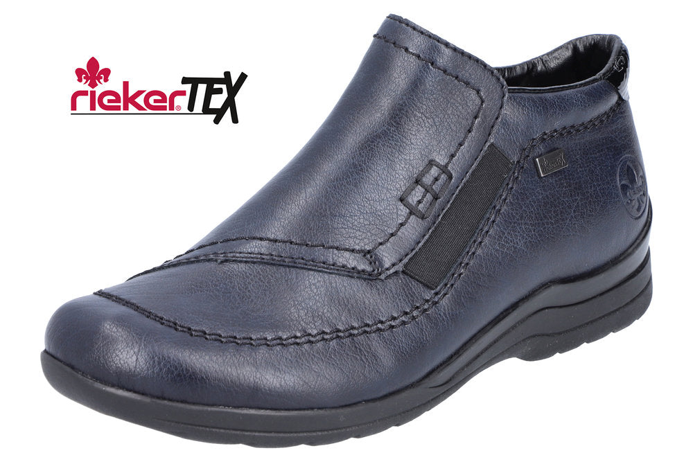 Rieker L1866-14 Tex Navy Blue Slip On Shoes