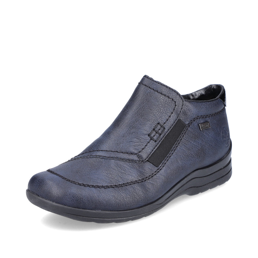 Rieker L1866-14 Tex Navy Blue Slip On Shoes