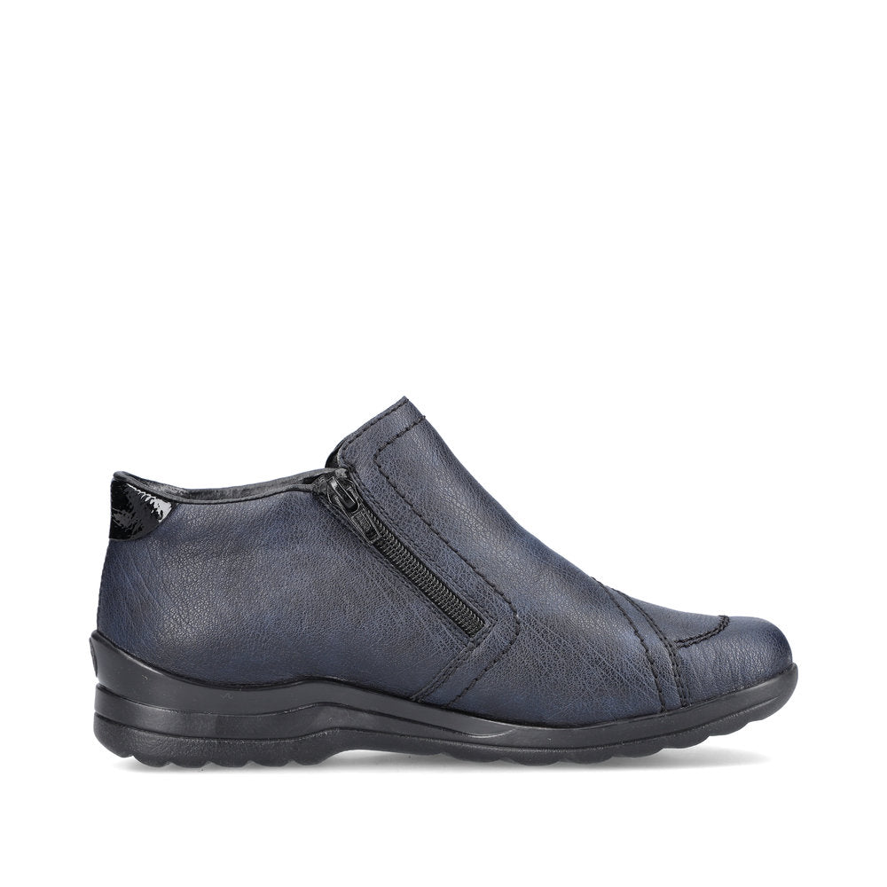Rieker L1866-14 Tex Navy Blue Slip On Shoes