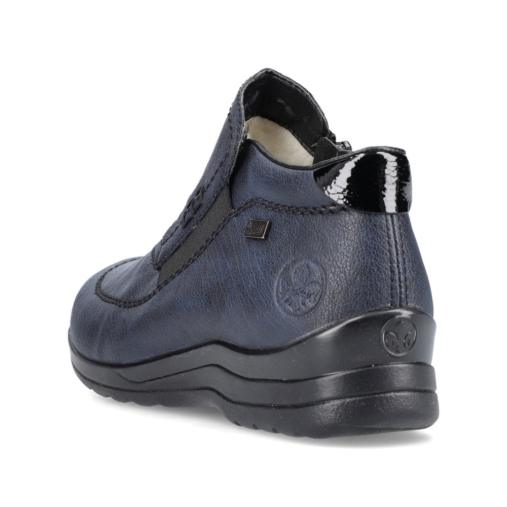 Rieker L1866-14 Tex Navy Blue Slip On Shoes