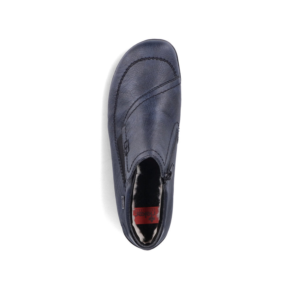 Rieker L1866-14 Tex Navy Blue Slip On Shoes