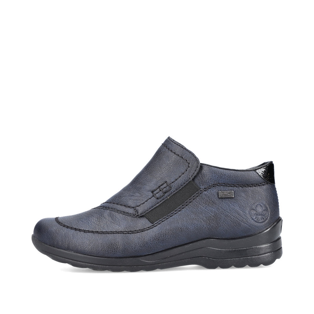 Rieker L1866-14 Tex Navy Blue Slip On Shoes