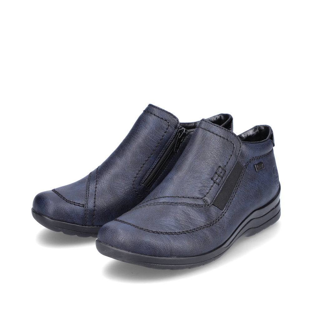 Rieker L1866-14 Tex Navy Blue Slip On Shoes