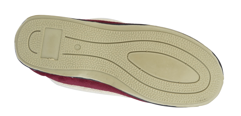 Sleepers LS340BD Sophia Wine Tab Slippers with Memory Foam