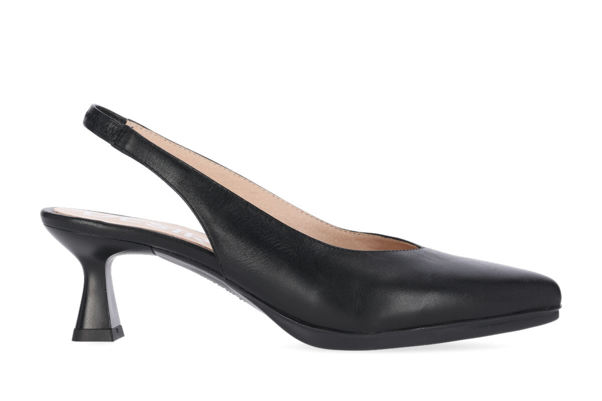 Desiree Shoes Maia1 Black Slingback Heels