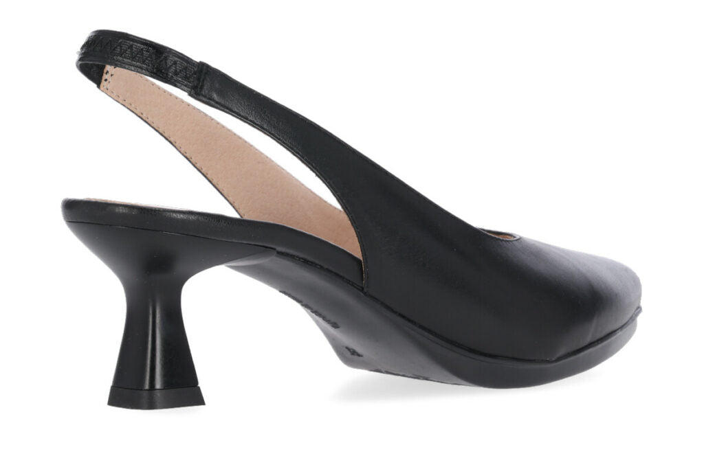 Desiree Shoes Maia1 Black Slingback Heels