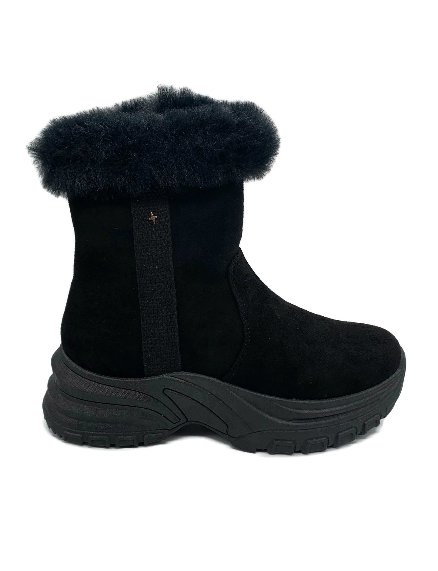 Gordonjack Myra Black Suede Warm Boots