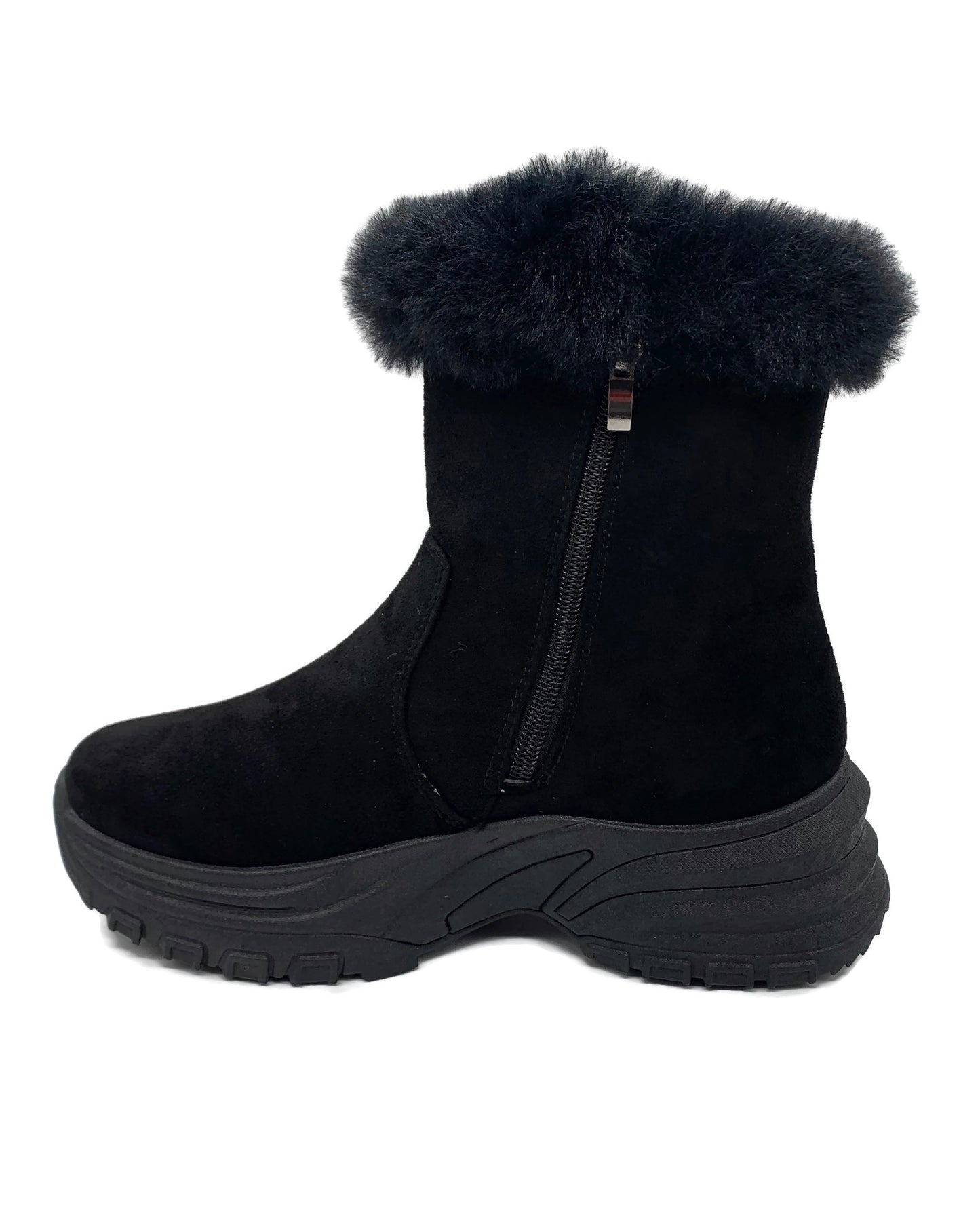 Gordonjack Myra Black Suede Warm Boots