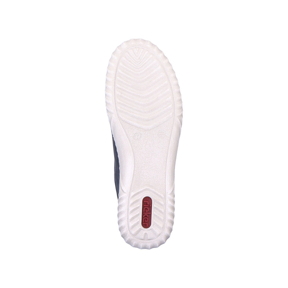 Rieker N0910-14 Navy Colour Stitch Trainers
