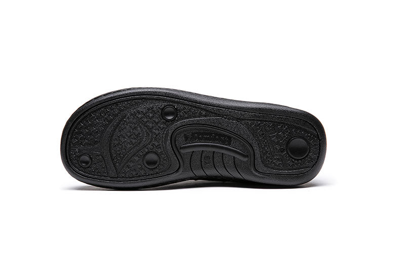 G Comfort P-3708 Dark Brown Velcro Shoes