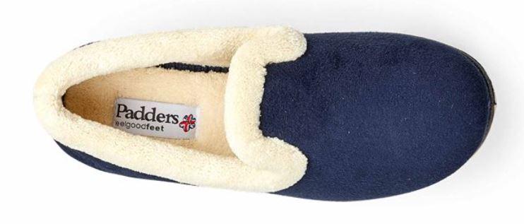 Padders Repose 406/24 Navy Slippers