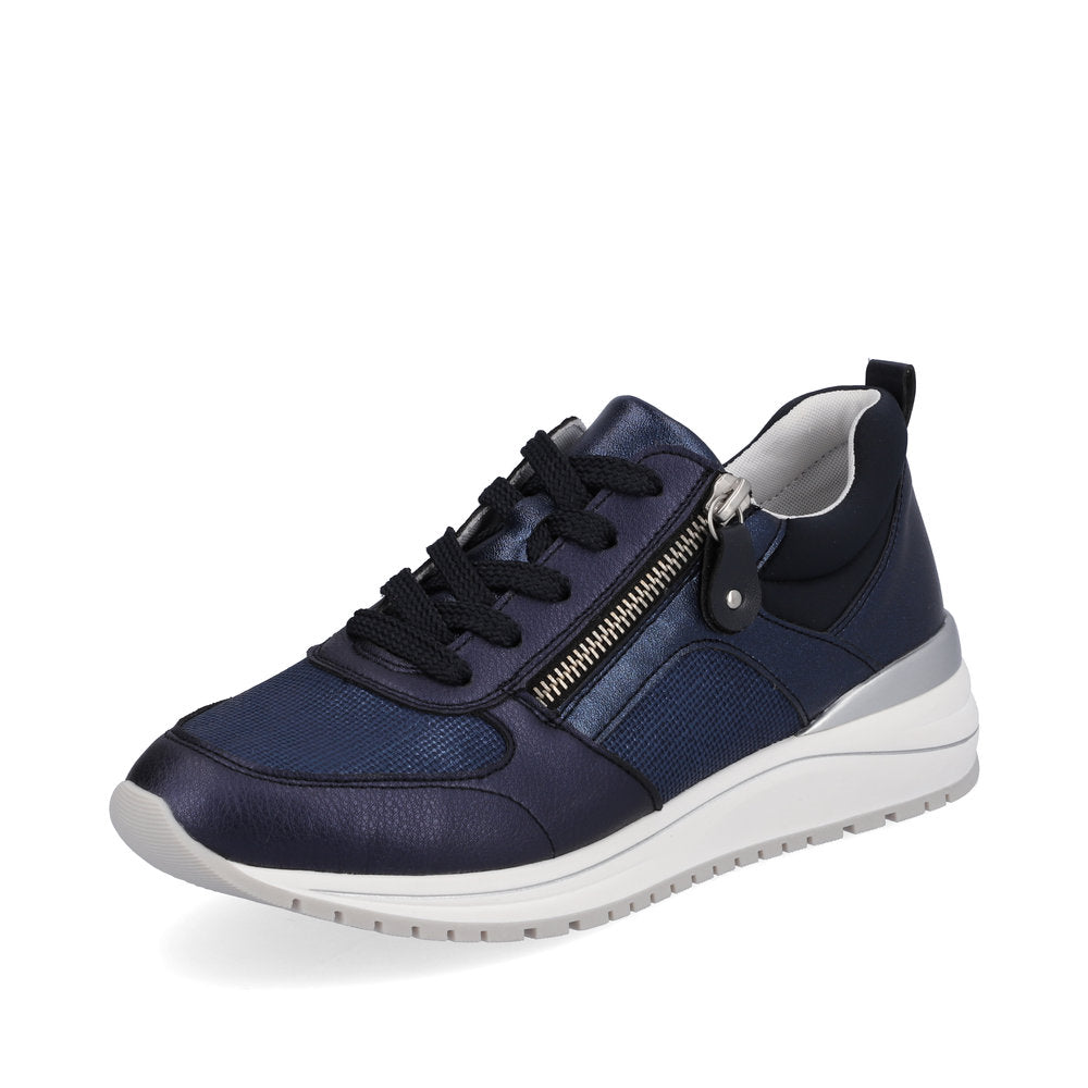 Remonte R3702-14 Navy Blue Sneakers with Zip