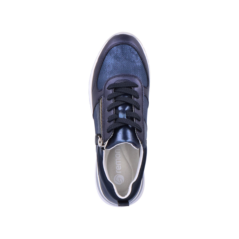 Remonte R3702-14 Navy Blue Sneakers with Zip