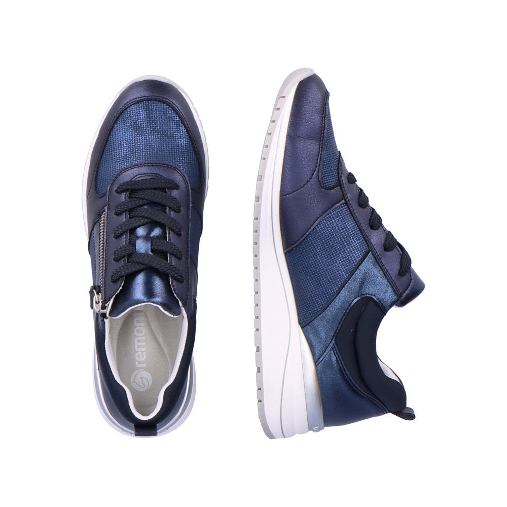 Remonte R3702-14 Navy Blue Sneakers with Zip