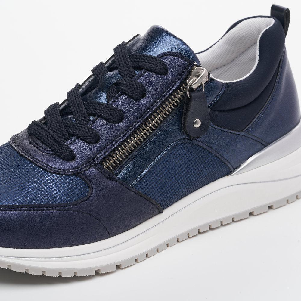 Remonte R3702-14 Navy Blue Sneakers with Zip