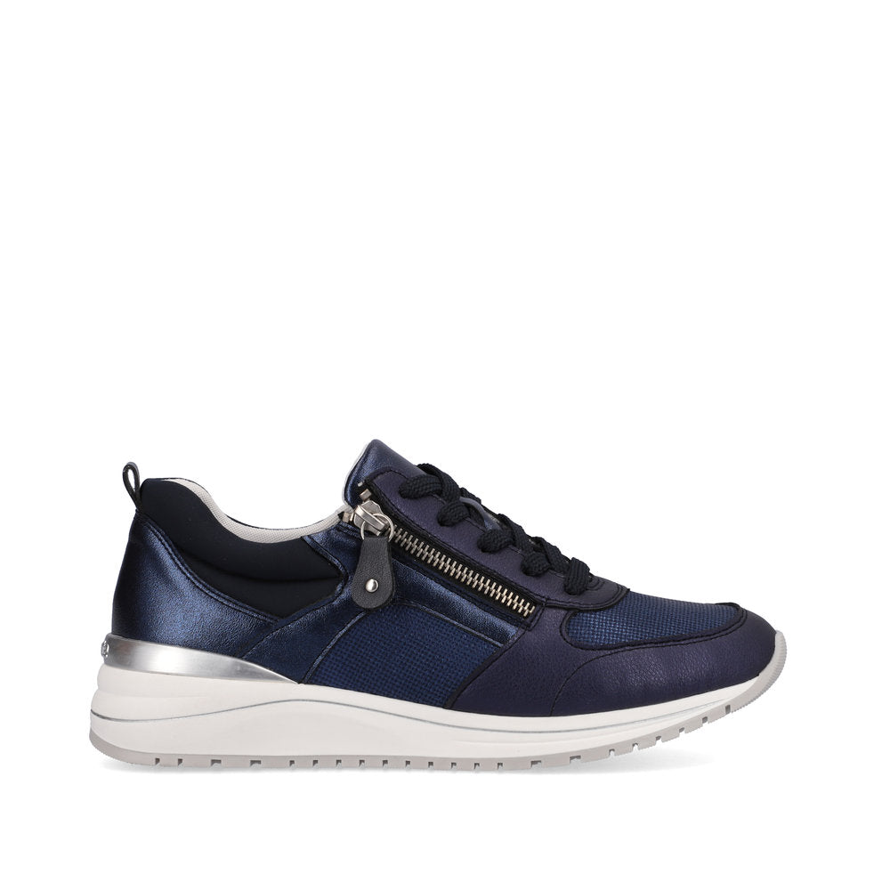 Remonte R3702-14 Navy Blue Sneakers with Zip