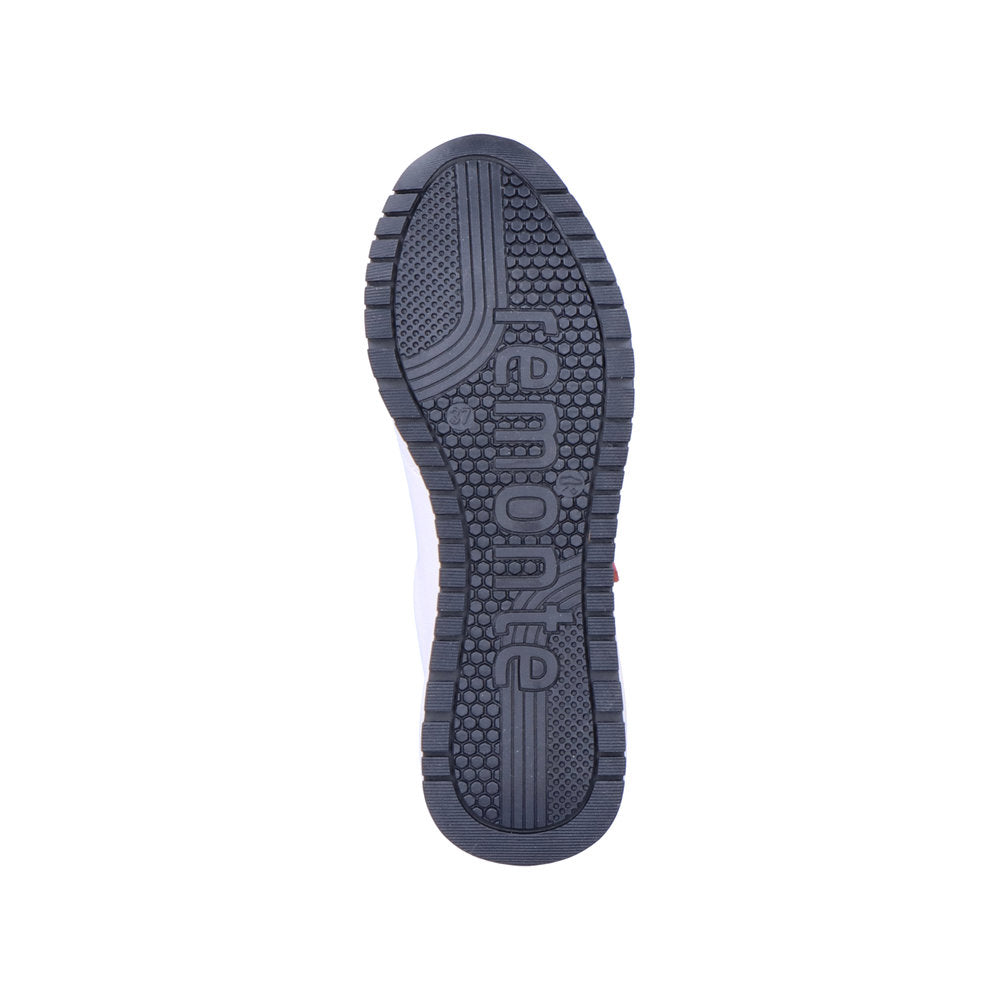 Remonte R3708-80 White, Navy & Red Sneakers with Zip