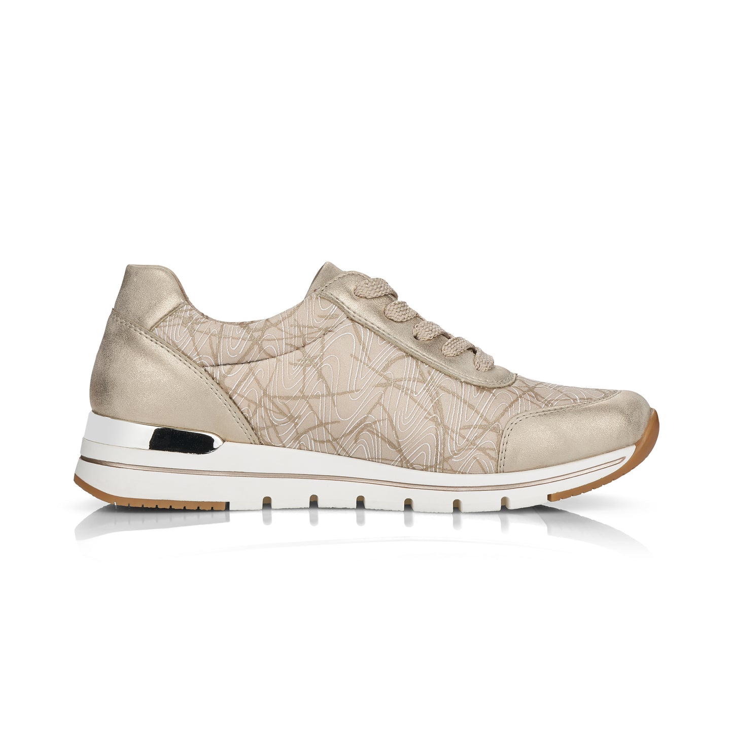 Remonte R6700-60 Beige Combi Sneakers