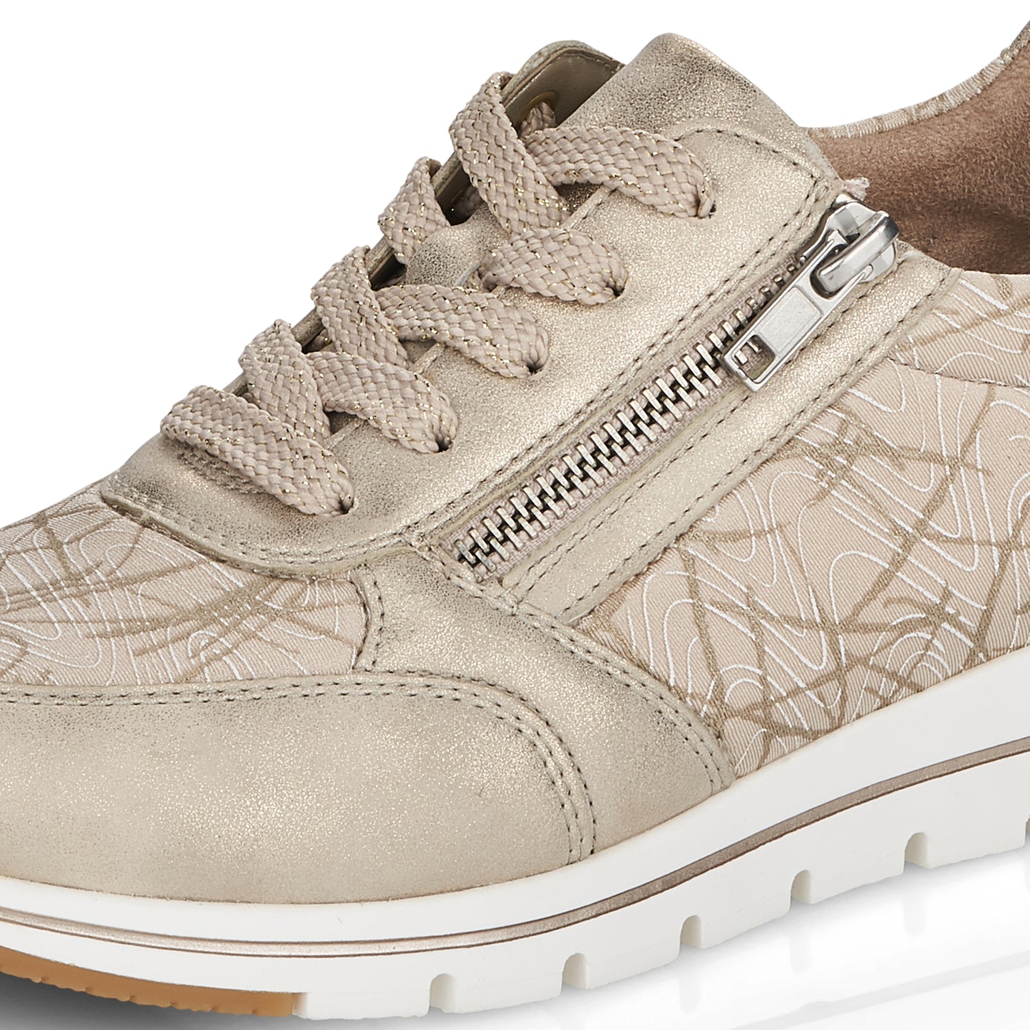 Remonte R6700-60 Beige Combi Sneakers