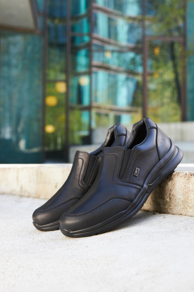 Rieker 14850-00 Tex Black Slip On Casual Shoes