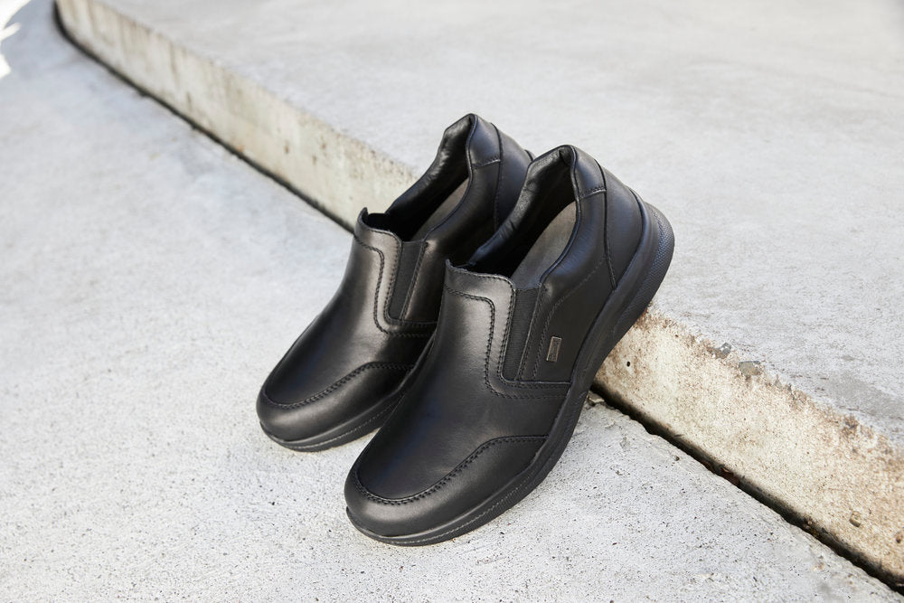 Rieker 14850-00 Tex Black Slip On Casual Shoes
