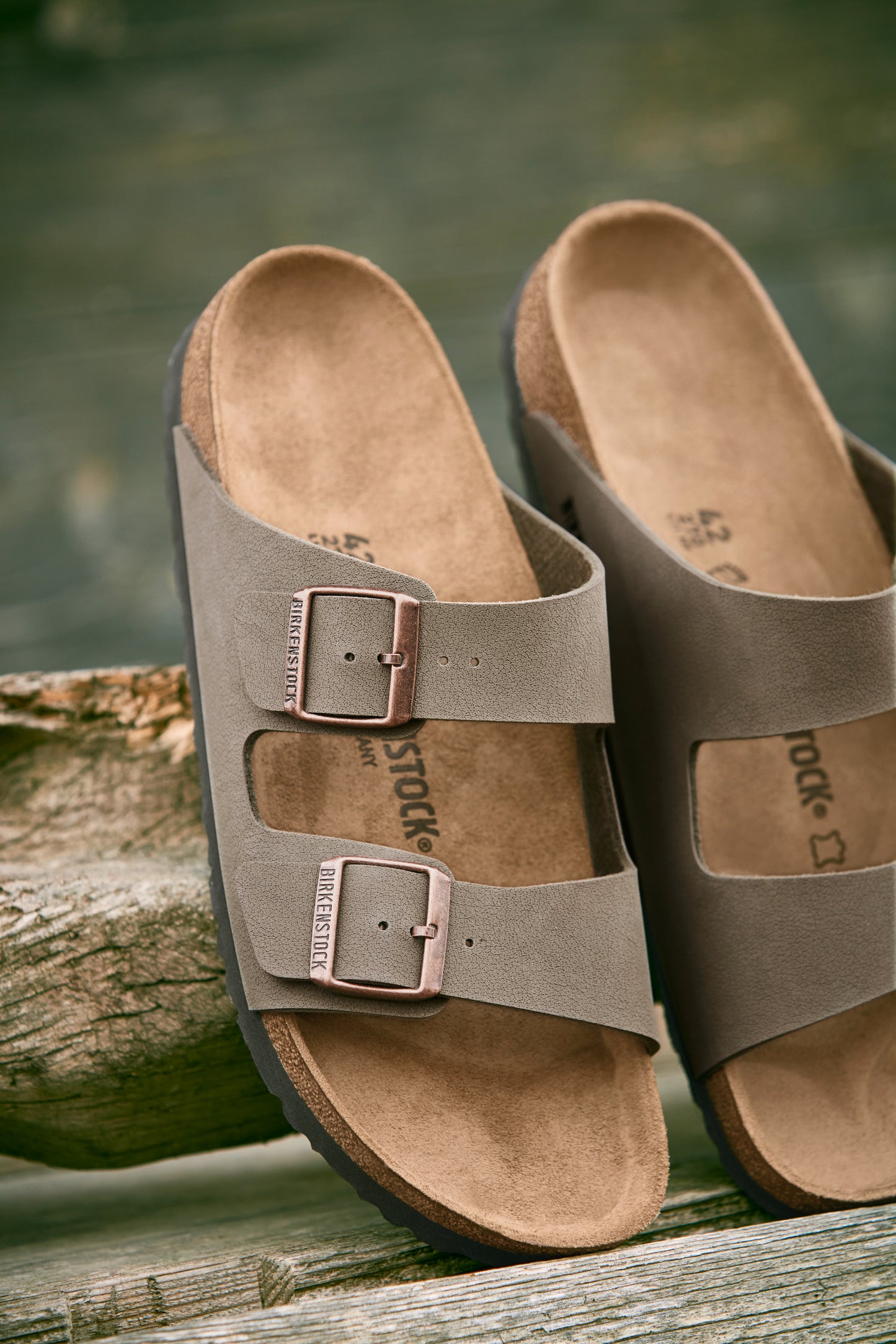 Birkenstock 0151213/151213 Arizona BS Stone 2 Strap Sandals