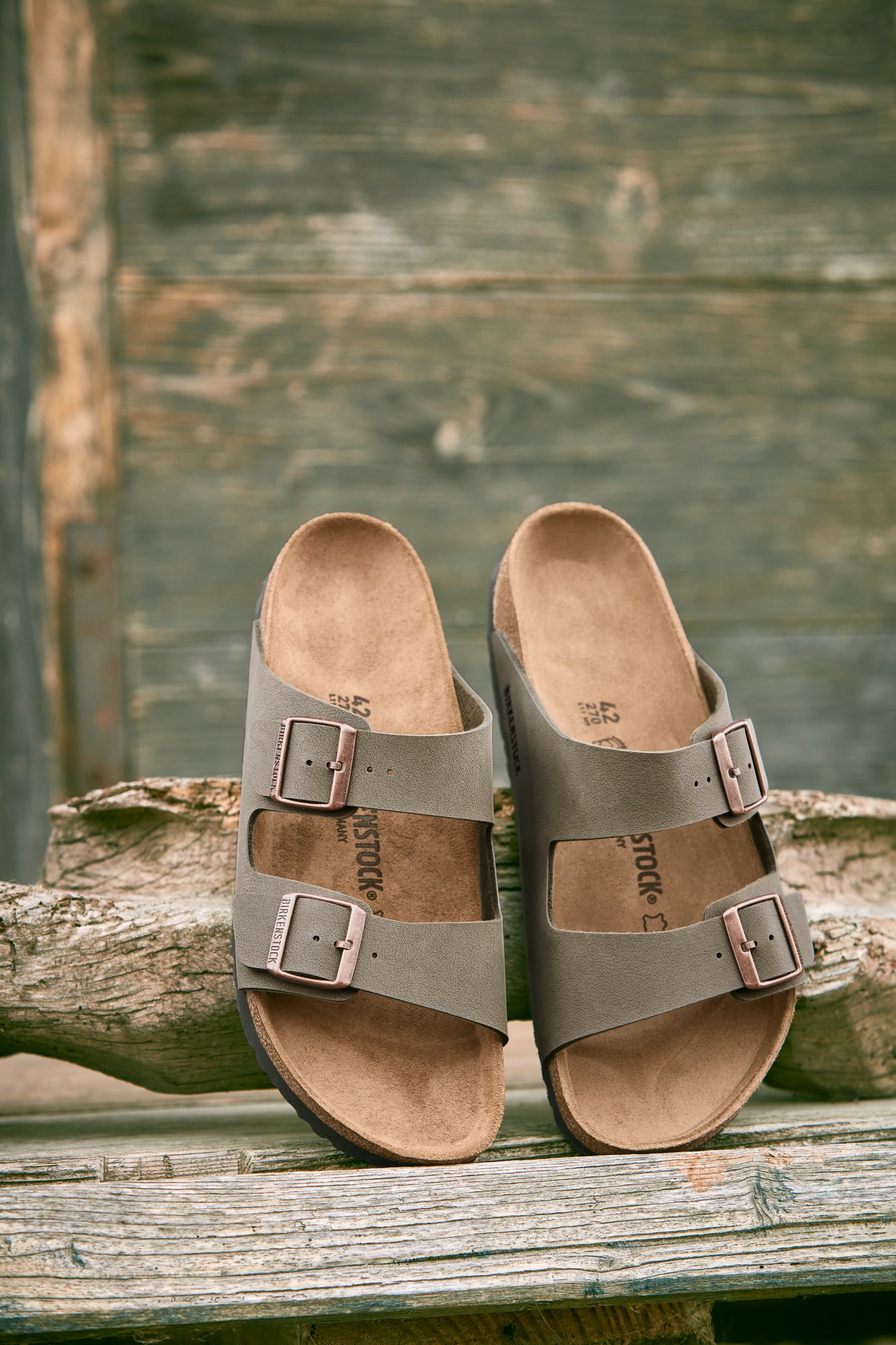 Birkenstock 0151213/151213 Arizona BS Stone 2 Strap Sandals
