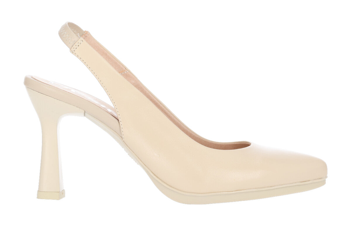 Desiree Shoes Syra2 Diana Cream Slingback Heels