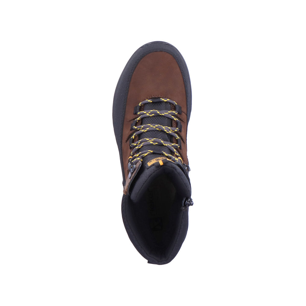 Rieker U0171-25 Evolution Tex Brown & Black Boots