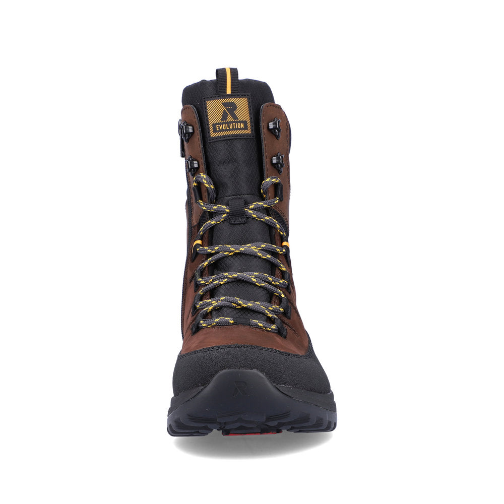 Rieker U0171-25 Evolution Tex Brown & Black Boots