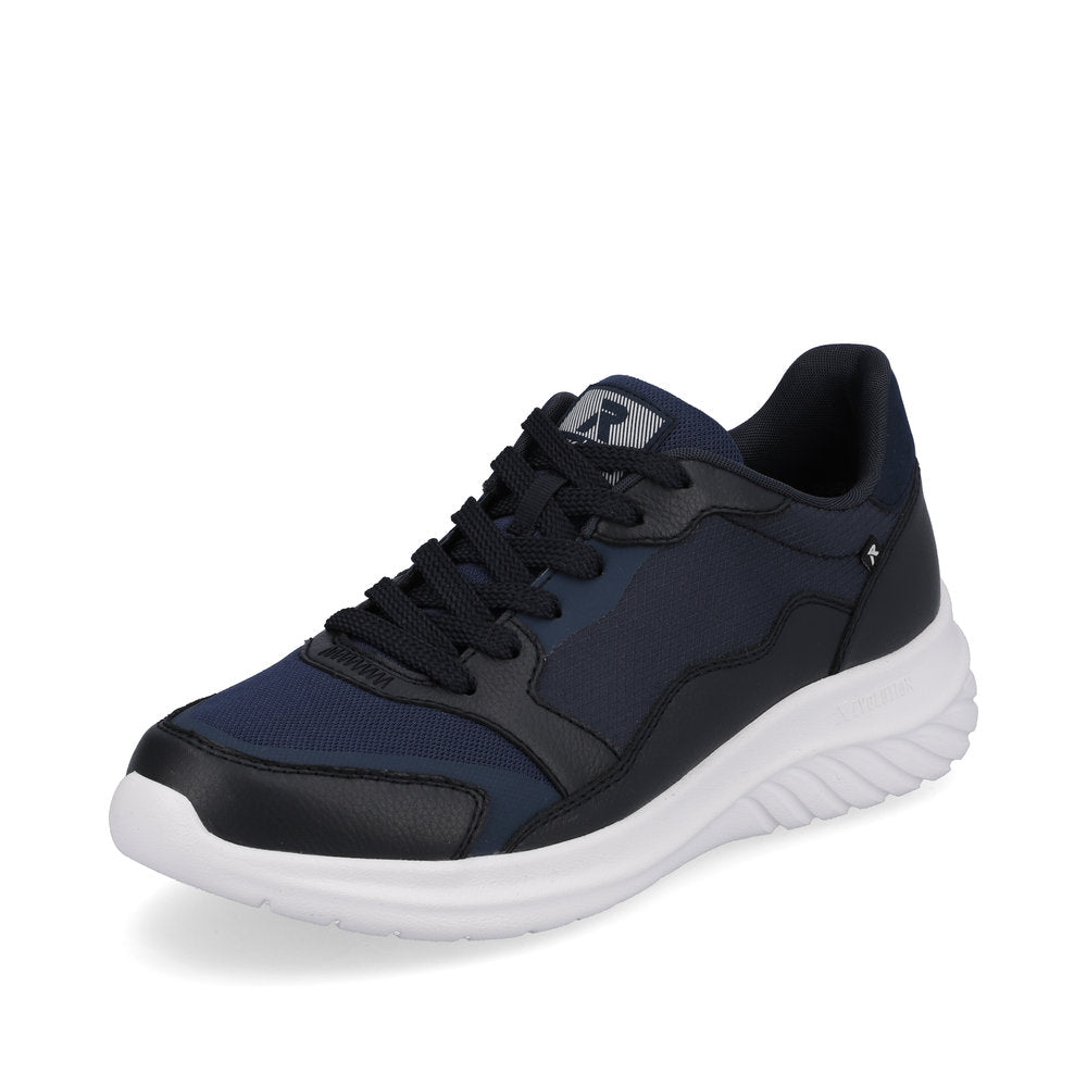 Rieker U0500-14 Evolution Navy Combi Sneakers with White Sole