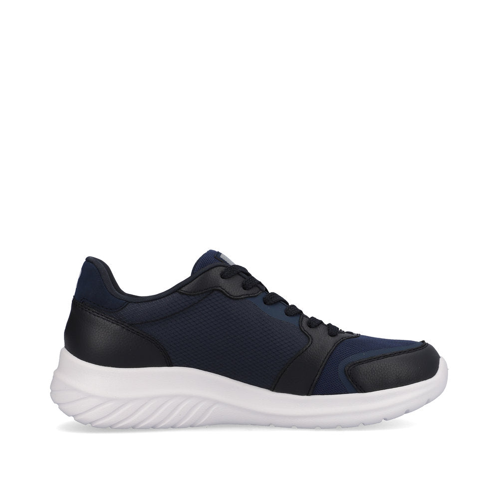 Rieker U0500-14 Evolution Navy Combi Sneakers with White Sole