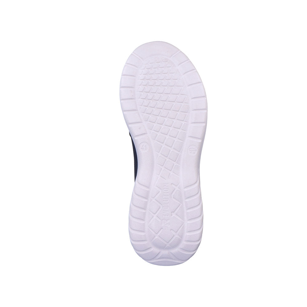Rieker U0500-14 Evolution Navy Combi Sneakers with White Sole