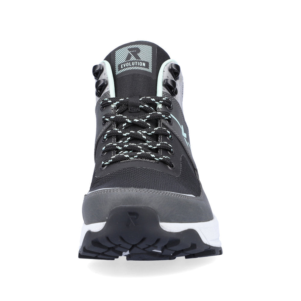 Rieker W0061-45 Evolution Tex Black Lace Boots