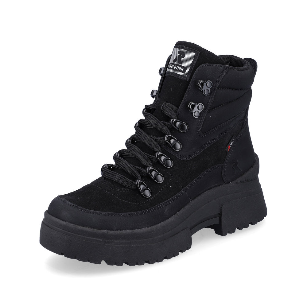 Rieker W0370-00 Evolution Tex Black Boots